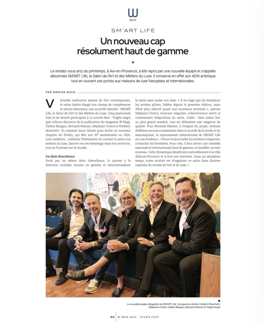 W MAG : Un nouveau cap résolument haut de gamme