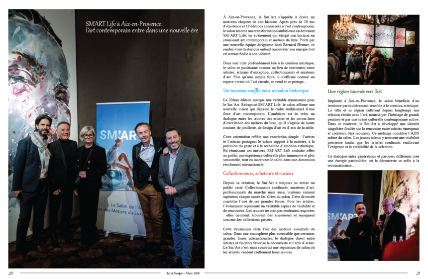 SM&rsquo;ART Life : l&rsquo;art contemporain rentre dans une nouvelle ère